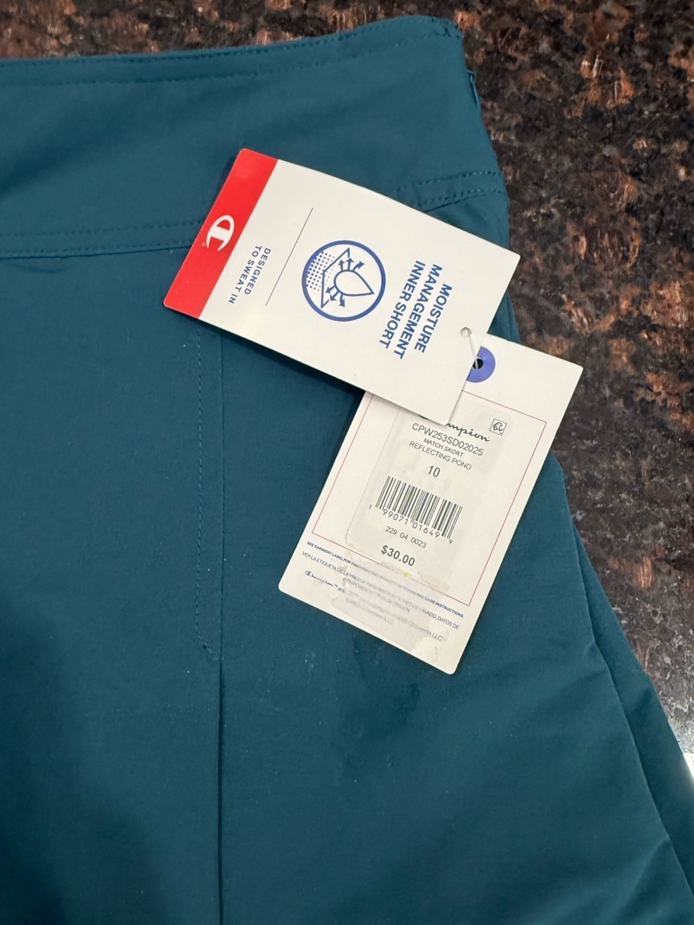 Champion teal colored skort - NWT - Picture 7 of 9